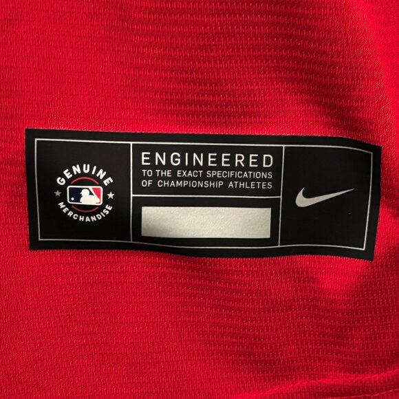 Mike Trout #27 Los Angeles Angels Nike Red Alternate Limited Player MLB Jersey - Picture 4 of 6